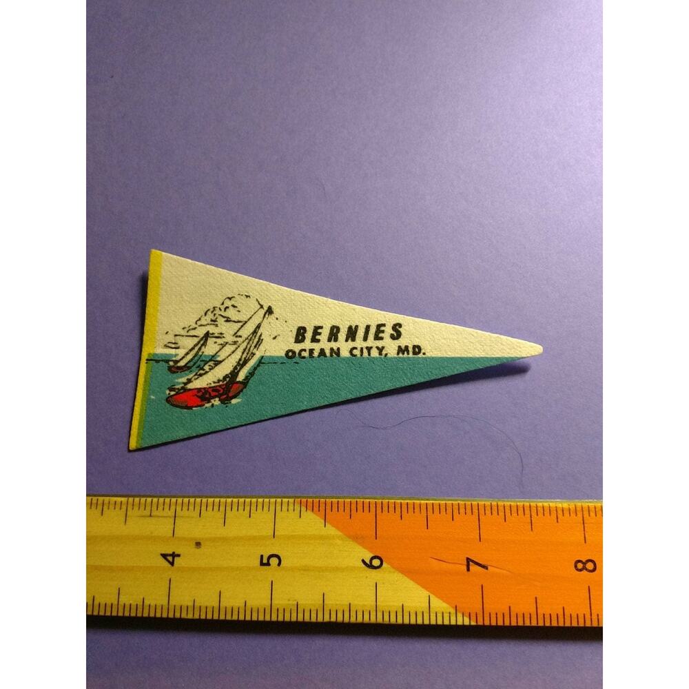 Mini Pennant vintage Bernie's of Ocean City, MD.